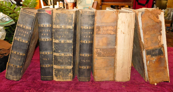 lot 14 image: antique books from 1800s