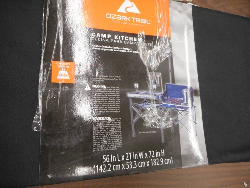 lot 40 image: Ozark Trail Deluxe Portable Camp Kitchen Table