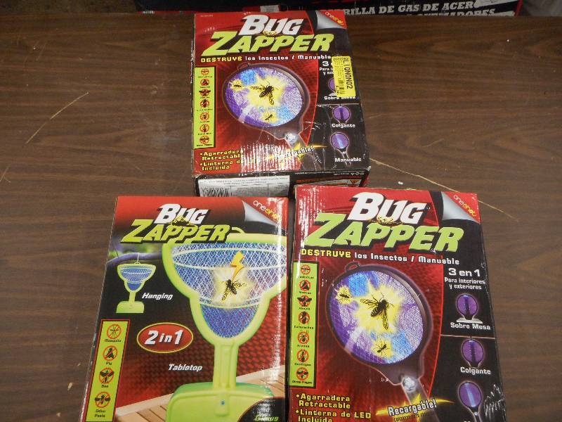 lot 50 image: (3) BUG ZAPPERS