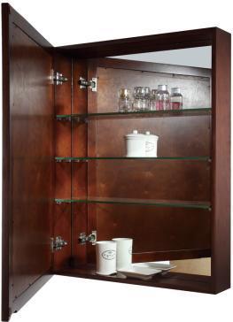 lot 24 image: NEW - AVANITY MADISON 28 INCH MIRROR CABINET 28