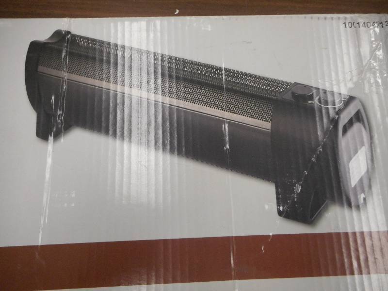 lot 19 image: 1000-Watt 2-Element Infrared Electric Portable Baseboard Heater