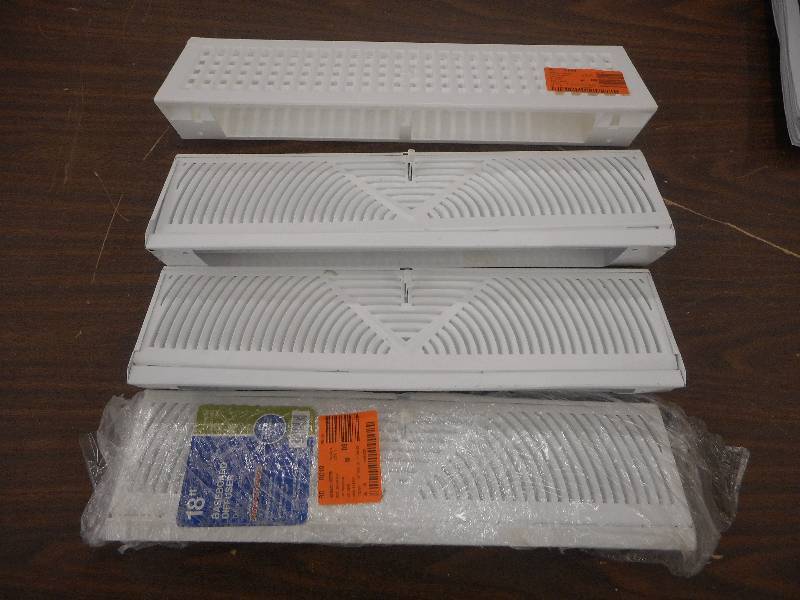 lot 94 image: (4) 18 BASEBOARD VENTS