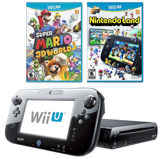Nintendo 32GB Wii U Console V2 with Preloaded Games