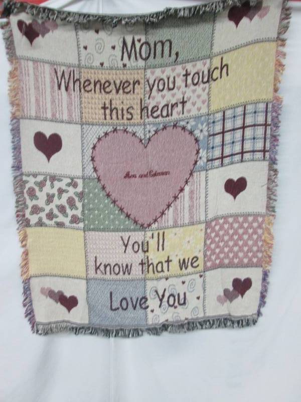 Mom Personalized Throw Blanket