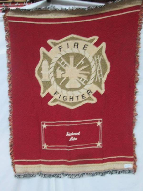 Firefighter Personalized Throw