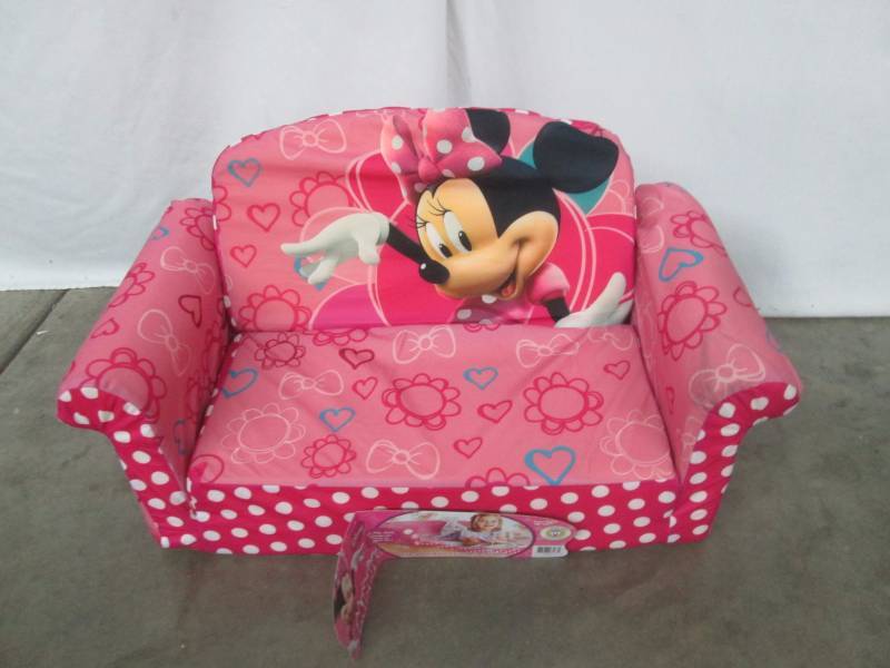 Disney Minnie Mouse Bow-Tique Kids Flip-Out Sofa