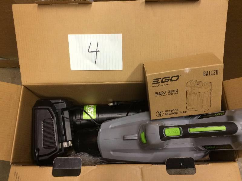 lot 4 image: EGO 480 CFM 3-Speed Turbo 56-Volt Lithium-ion Cordless Electric Blower New