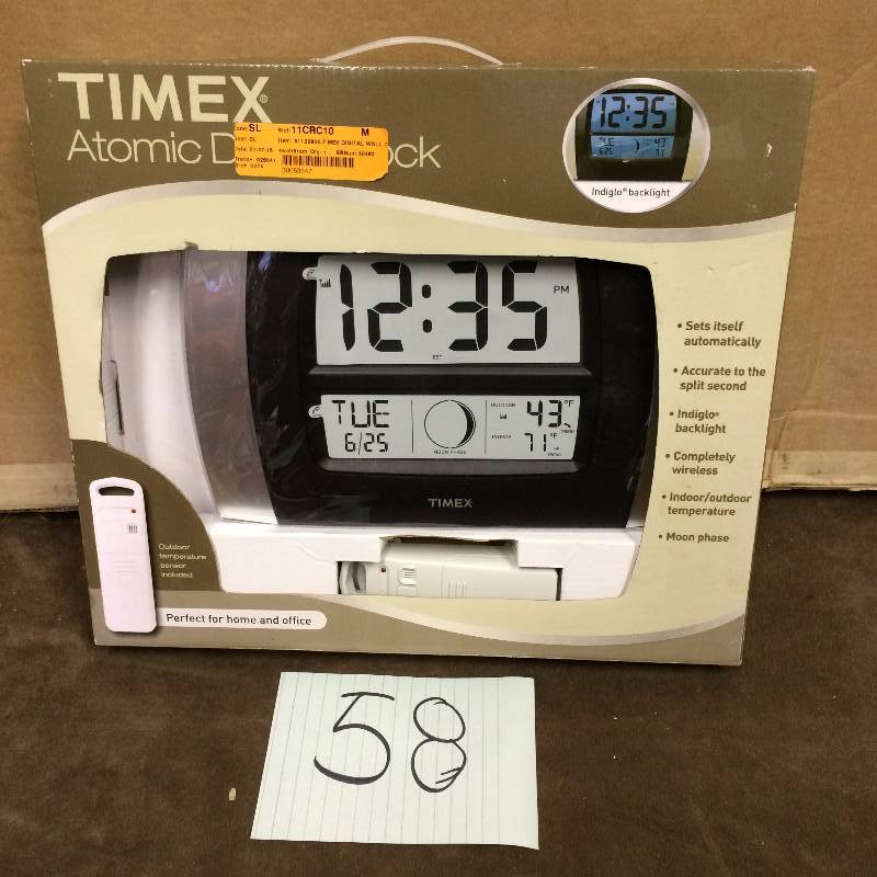 lot 58 image: Timex Atomic Clock