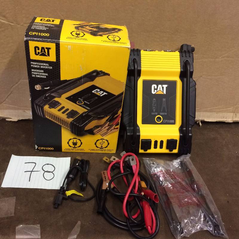 lot 78 image: CAT 1000 watt Inverter