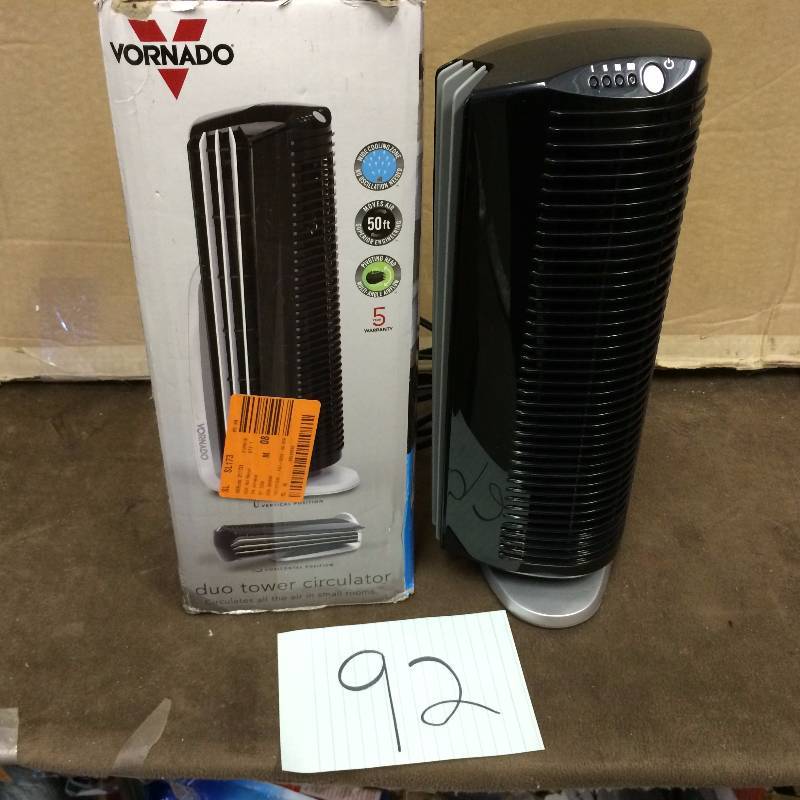 lot 92 image: Vornado duo Tower Circulator