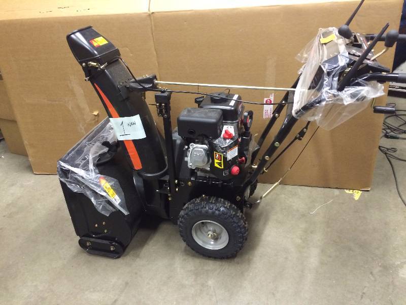 lot 96 image: Sno Tek 24 in. 2-Stage Electric Start Gas Snow Blower New