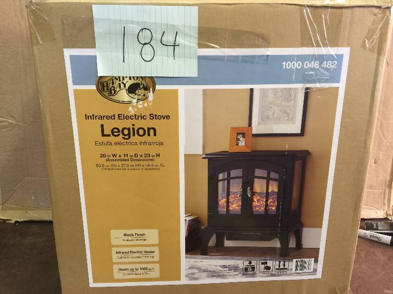 lot 184 image: Infrared Electric Stove Legion