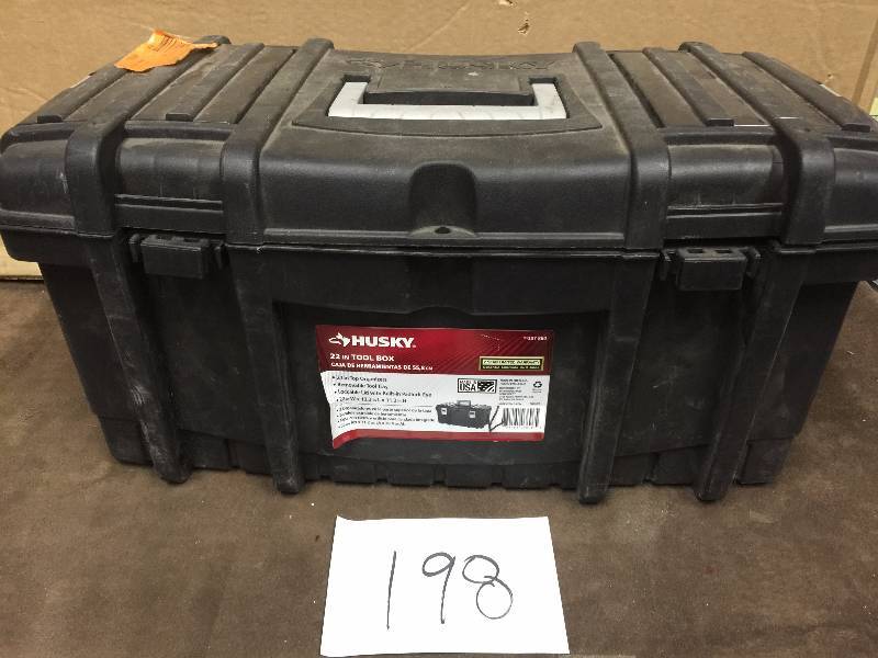 lot 198 image: Husky 22 Tool Box