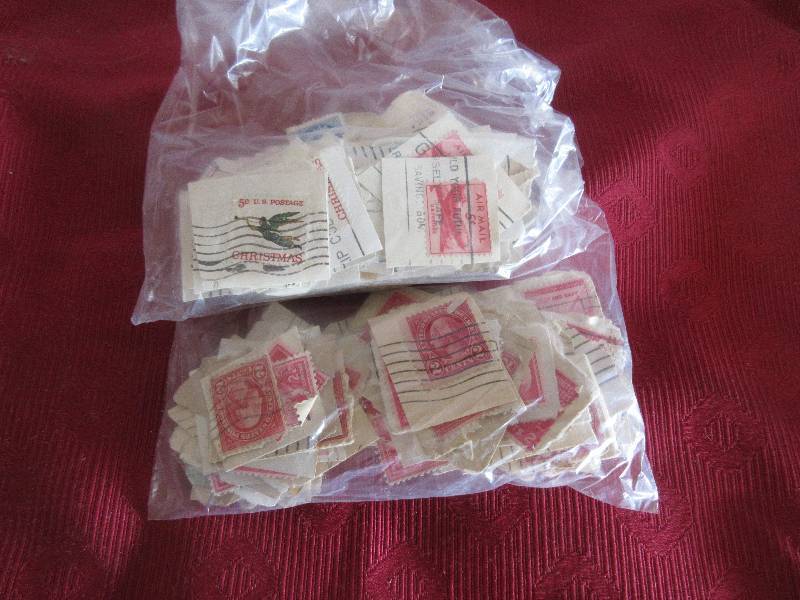 2 BAGS COLLECTIBLE STAMPS