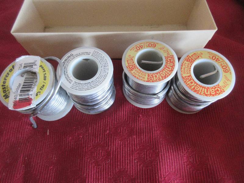 4 ROLLS OF SOLDER