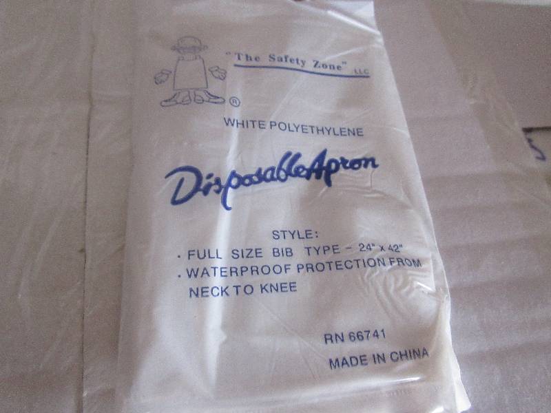 2 FULL BOXES DISPOSABLE BIBS