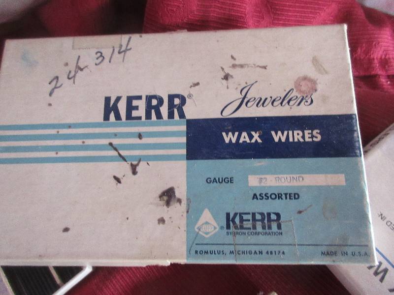 3 PARTIAL BOXES OF WAX WIRE