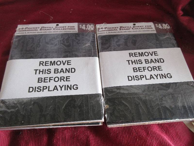 STAMP REFILL SHEETS