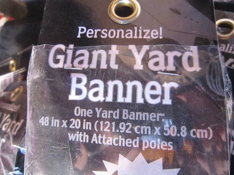 NEW LOT - 11 Large Graduation Banners- Just add your Name