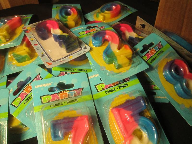 NEW LOT - Misc Number Candles