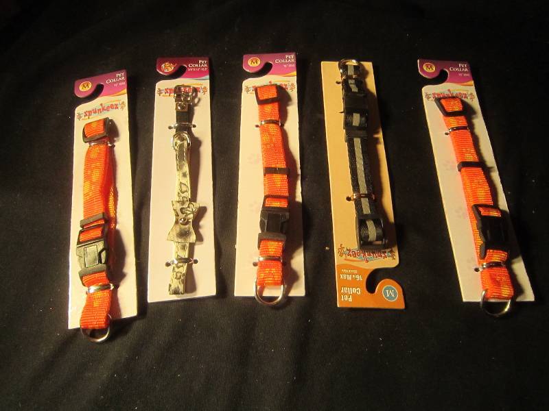 NEW LOT - 5 Pet Collars