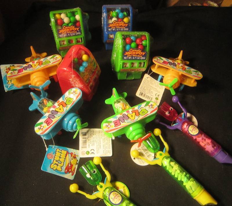 NEW LOT - 11 Candy Filled Toys
