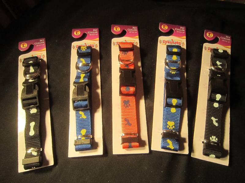 NEW LOT - 5 Pet Collars 14 - 23