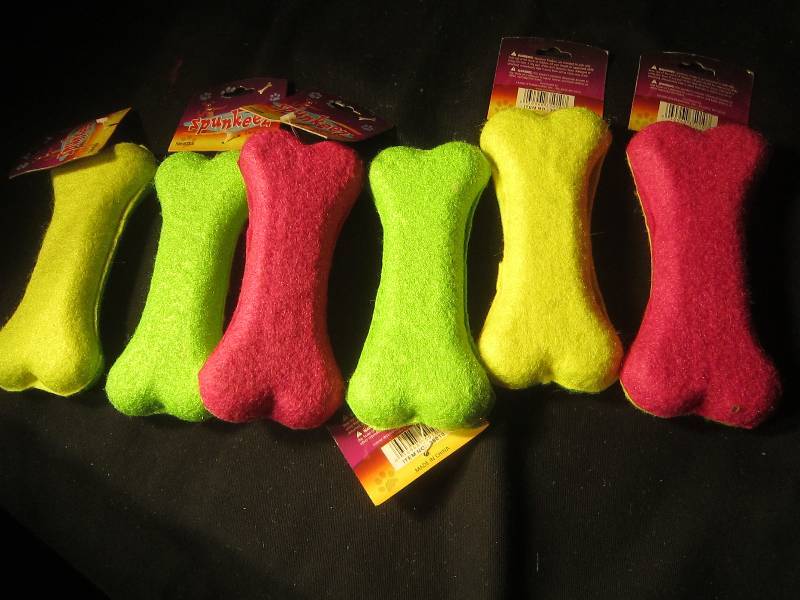NEW LOT - 6 Dog Bone Toys
