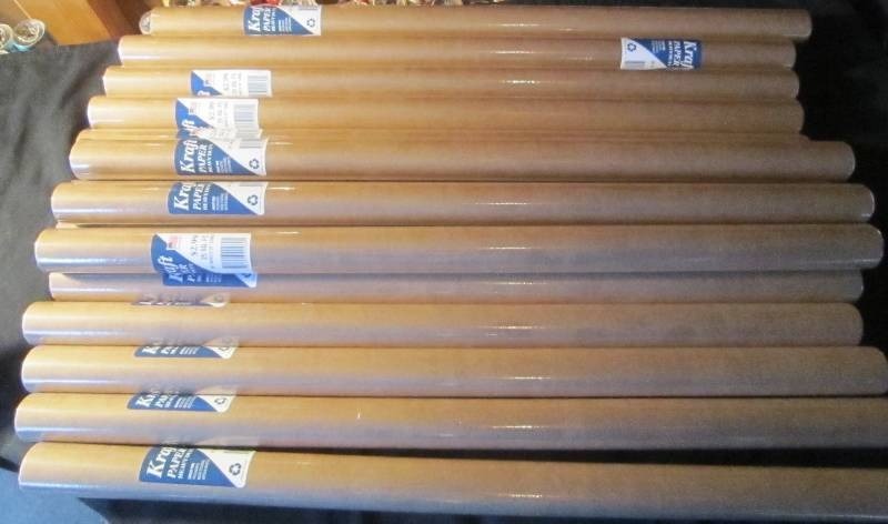 NEW LOT - 15 Rolls of Heavy Duty Wrapping Paper
