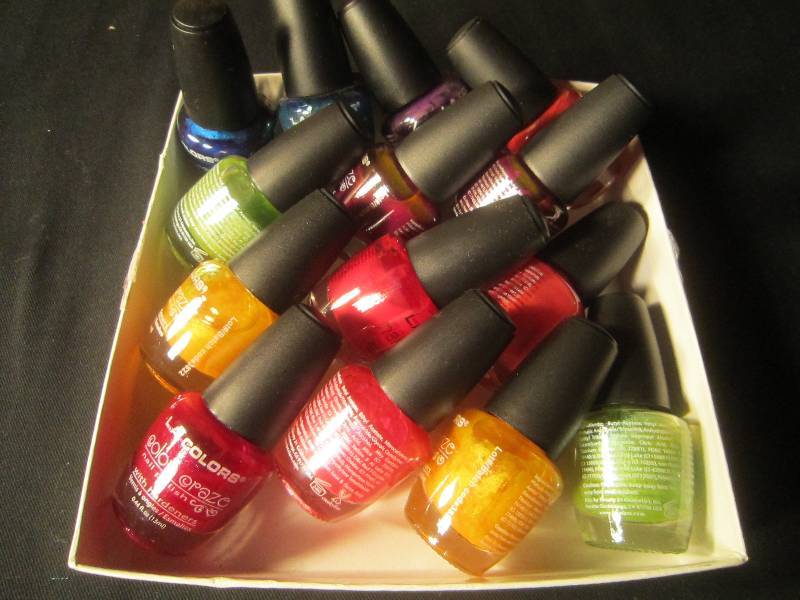 NEW LOT - 12 L.A. Color Color Craze Nail Polishes