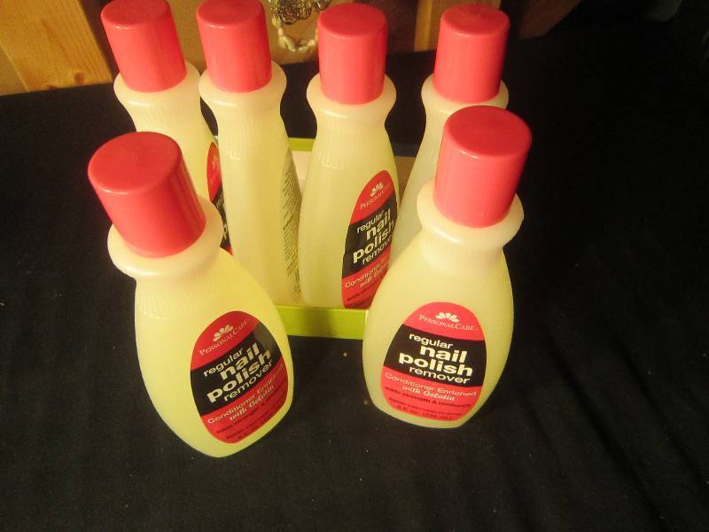 NEW LOT - 6 Bottles of Nail Polish Remover