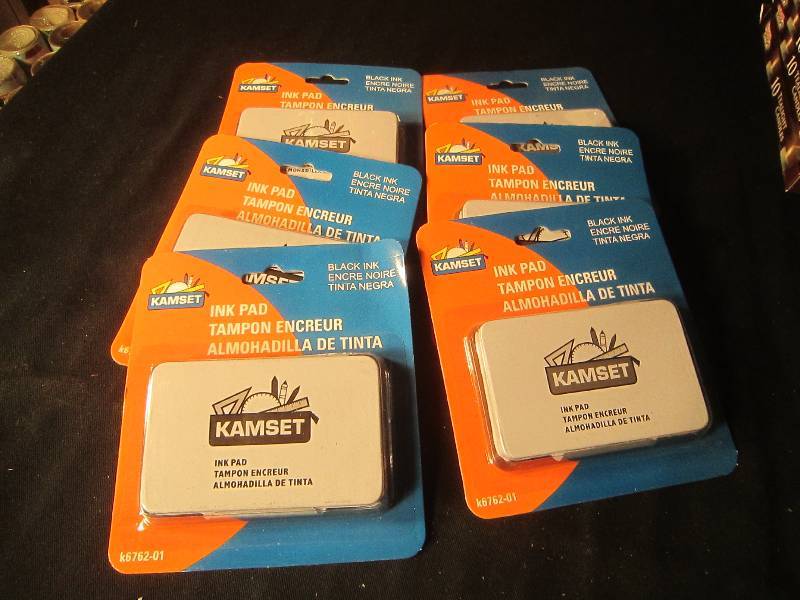 NEW LOT - 6 Kamset Ink Pads
