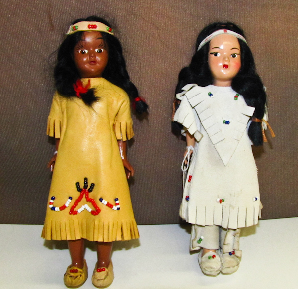vintage native american dolls