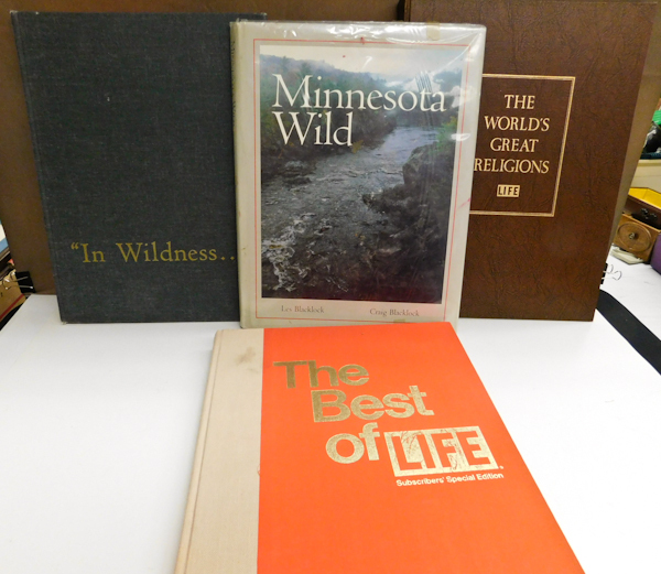 lot 49 image: Lot of hard cover books, LIFE, Wilderness & more