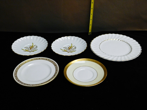 lot 104 image: assorted china plates