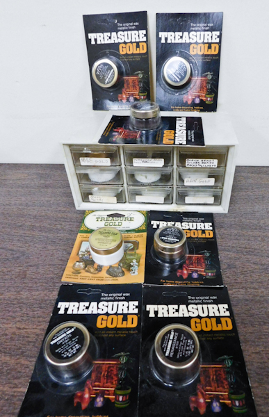 lot 119 image: lot of treasure gold the original metallic wax finish