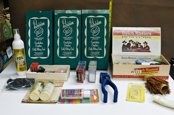 lot 127 image: lot of artists craft supplies