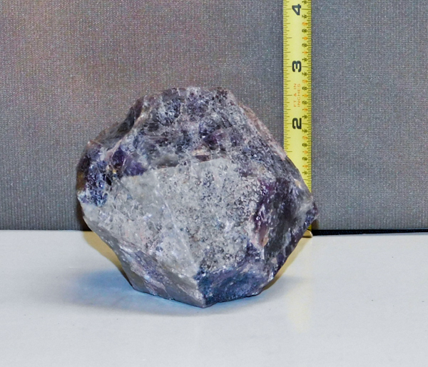 lot 132 image: 1 lb 14 oz. Canadian Amethyst cluster