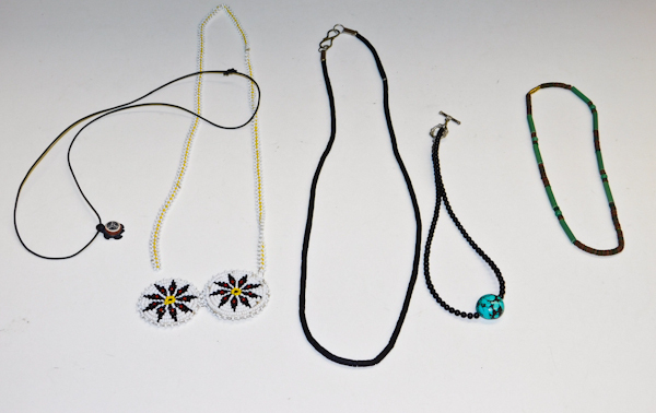 lot 160 image: 5 necklaces
