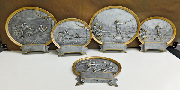 lot 168 image: 5 team sport awards can be engraved