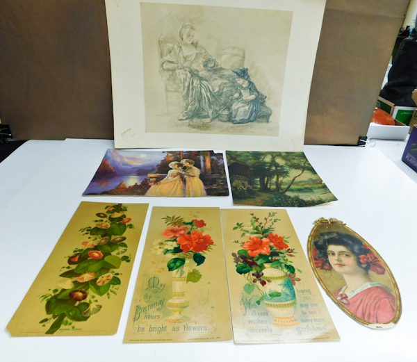 lot 208 image: vintage prints and vintage ephemera