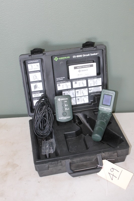 lot 49 image: Greenlee Circuit Seeker