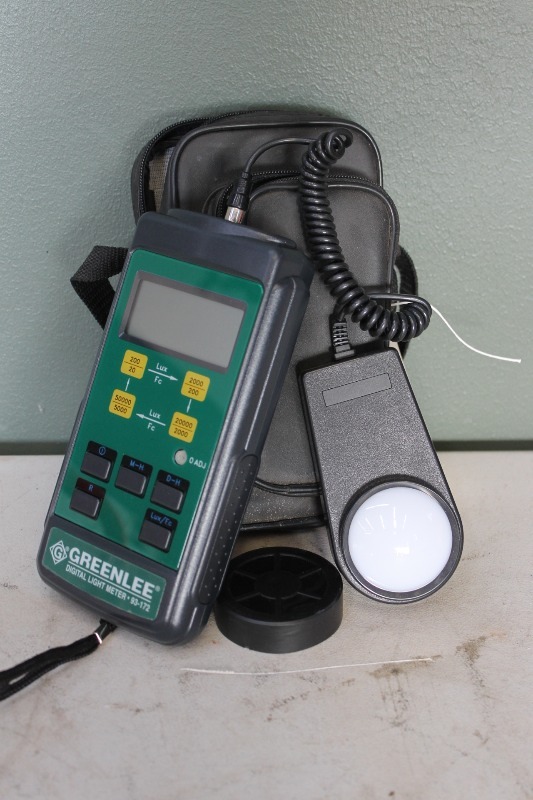 lot 59 image: Greenlee Digital Light Meter