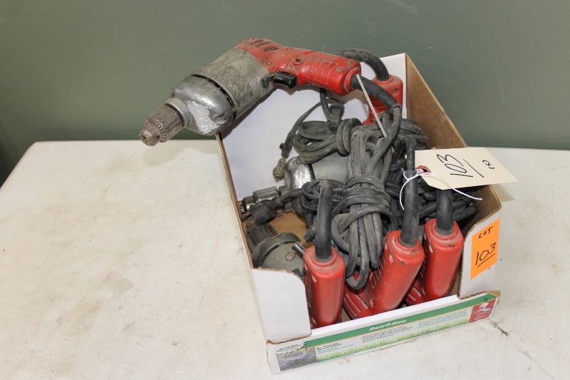 lot 103 image: (5) Milwaukee Hole-Shooter Drills
