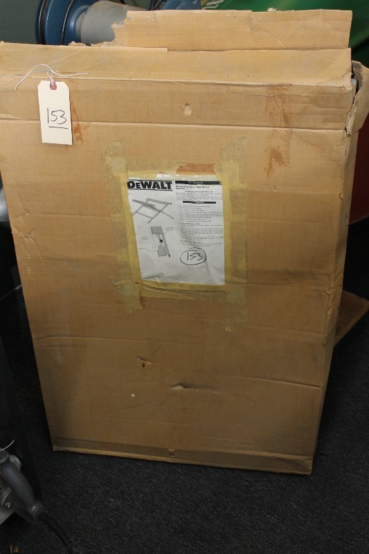 lot 153 image: DeWalt Table Saw Stand