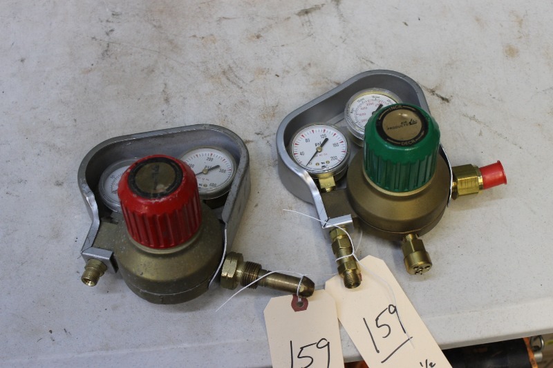 lot 159 image: Acetylene Oxygen Regulators