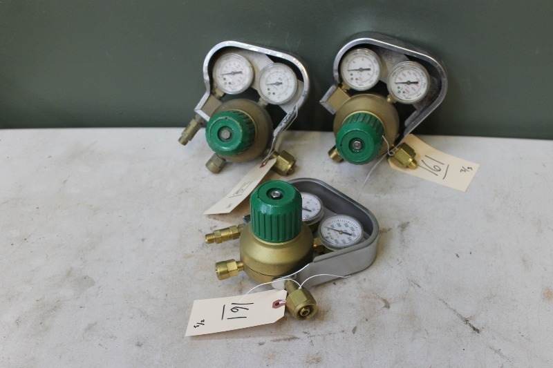 lot 161 image: Acetylene Oxygen Regulators