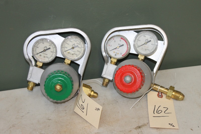 lot 162 image: Acetylene Oxygen Regulators