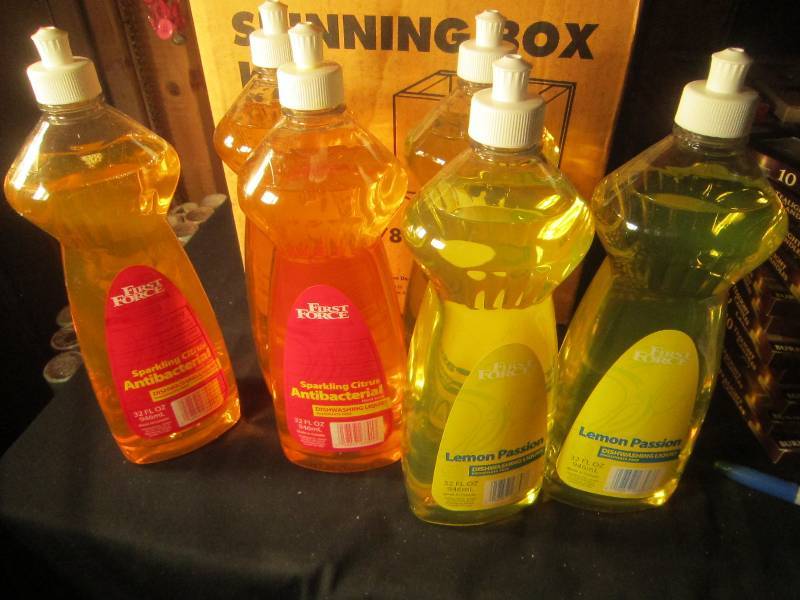 NEW LOT - 3 Lemon Passion Dishwashing Liquid & 3 Sparking Citrus Antibacterial