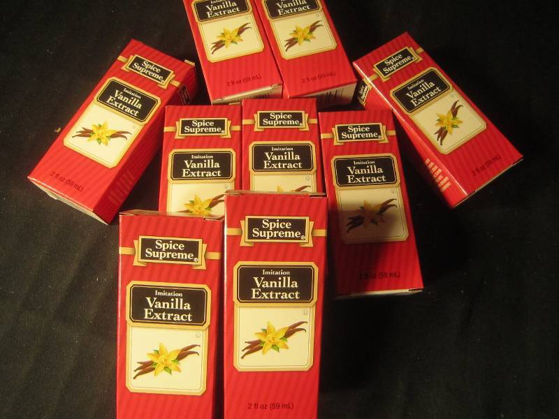 NEW LOT - 9 Bottles of Vanilla